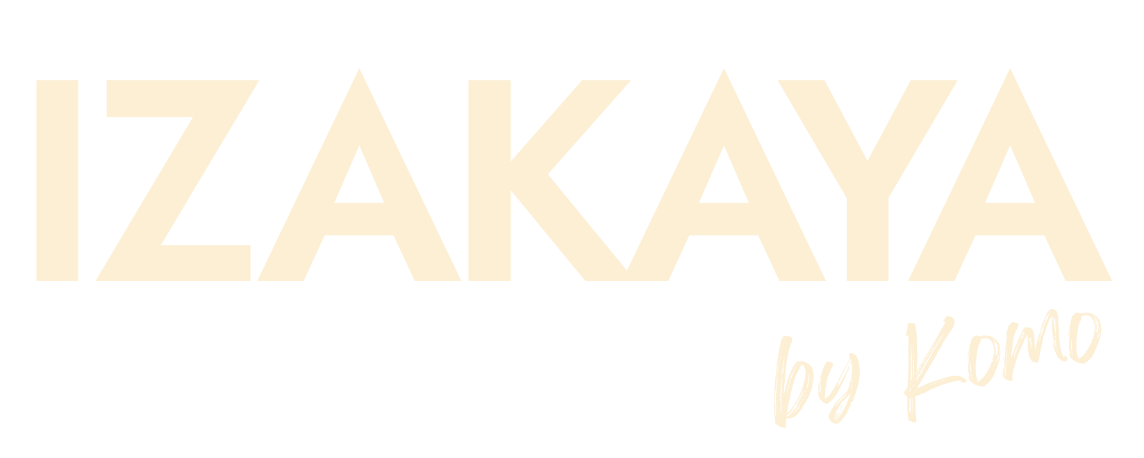Izakaya by komo logo beige