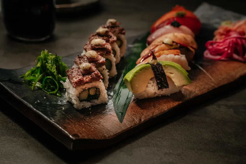 a5 wagyu sushi at izakaya by komo, sushi och asiatiska restaurang i göteborg